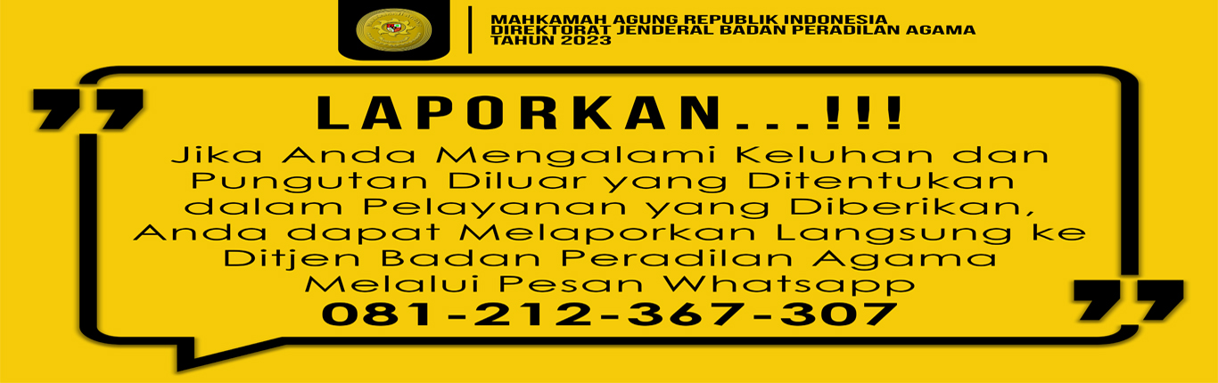 poster pengaduan badilag